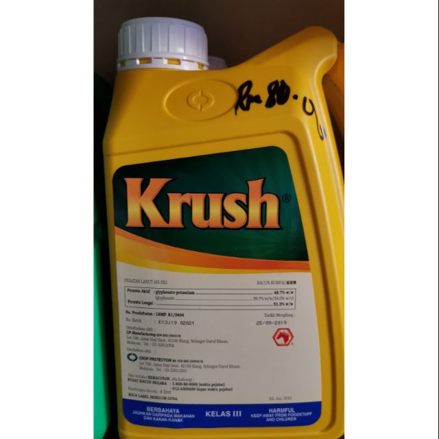 100% ORIGINAL RACUN RUMPAI KRUSH 4LITRE | Shopee Malaysia