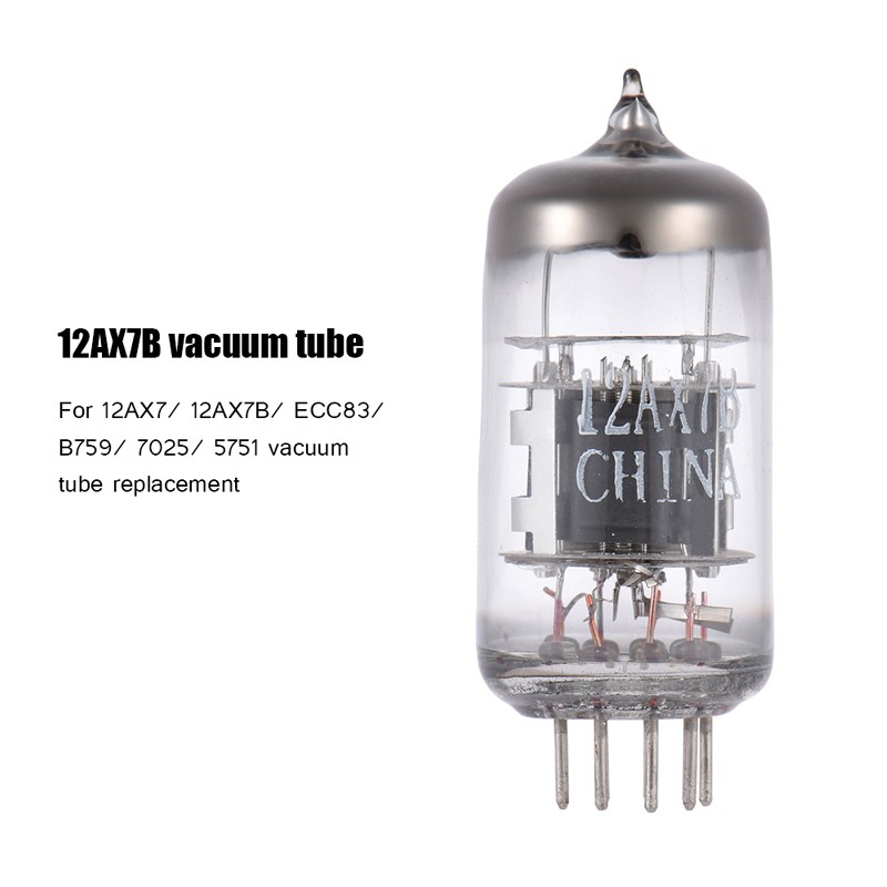 12AX7B Preamp Electron Vacuum Tube 9-pin Dual Triode for 12AX7 ECC83 ...