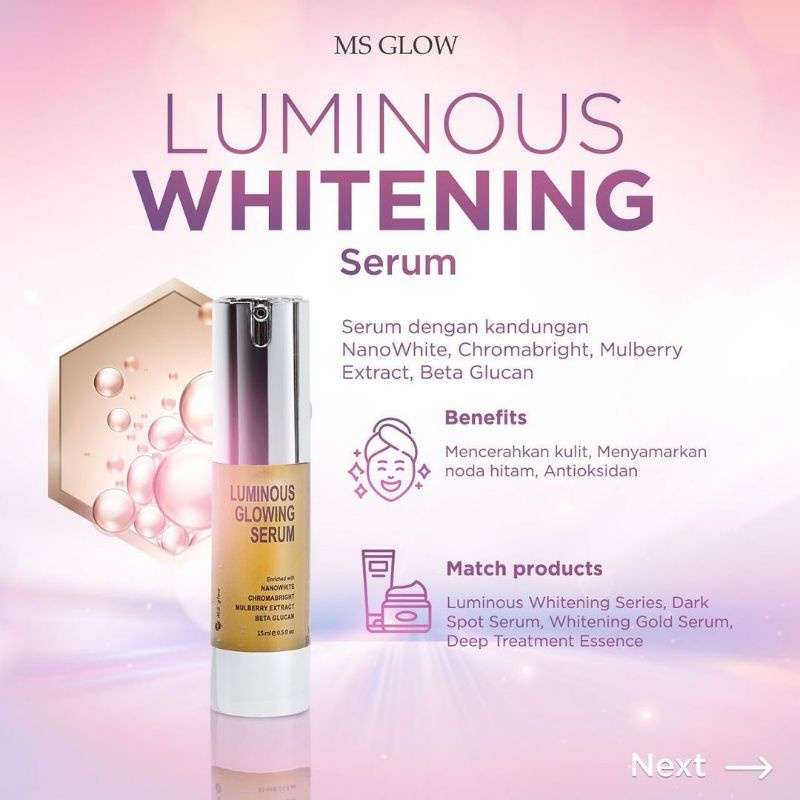 Luminous glowing deals serum