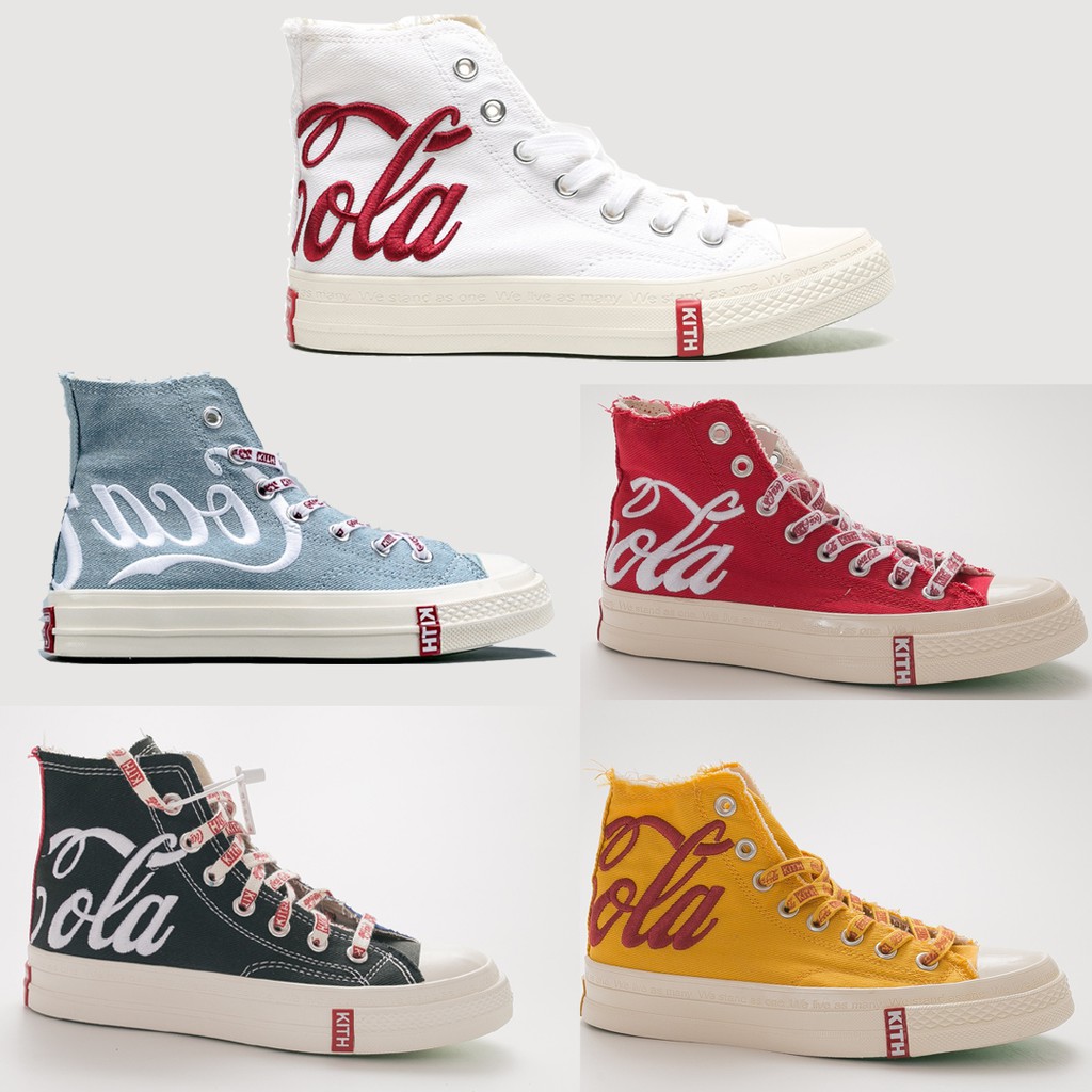 2019 Kith x Chuck Taylor All Star 1970s Hi Coca Cola Denim 160285C Shopee Malaysia