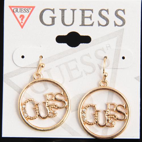 Guess hot sale logo earrings