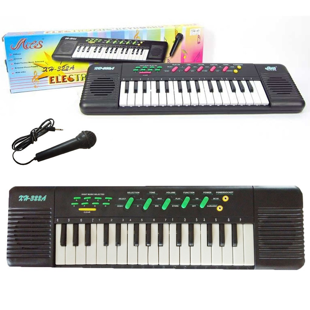 Shopaholic 32 Keys Electronic Keyboard With Mike XH 322A Shopee