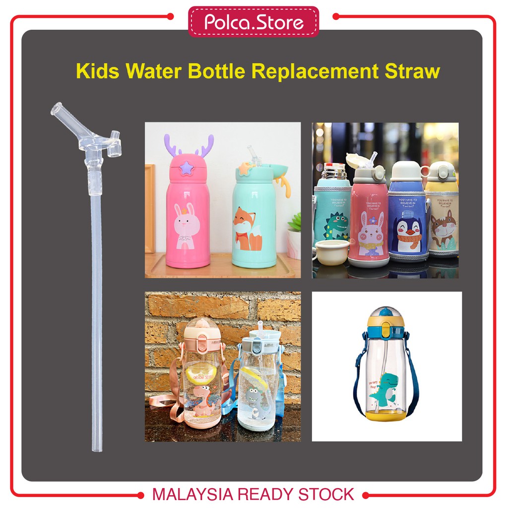 Kids Water Bottle Replacement Straw Children Drinking Cup Straw