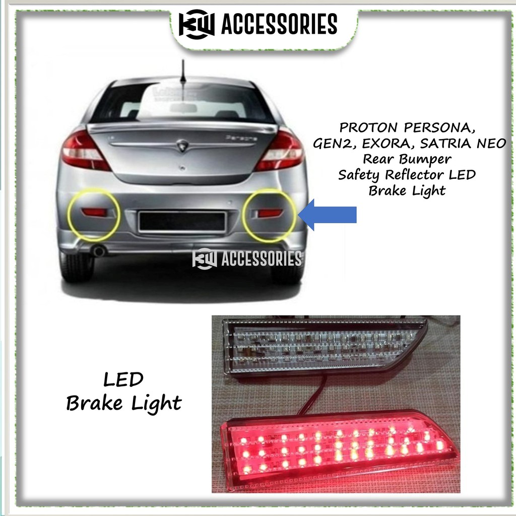 PROTON PERSONA, GEN2, EXORA, SATRIA NEO Rear Bumper Safety Reflector ...