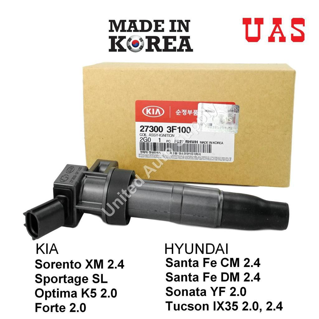 KIA Ignition Plug Coil 273003F100 for HYUNDAI Santa FE, Sonata YF, Tucson IX35, KIA Sorento XM