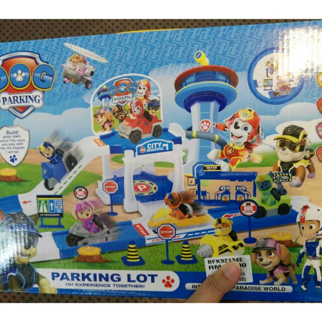 Paw patrol parking garage deals