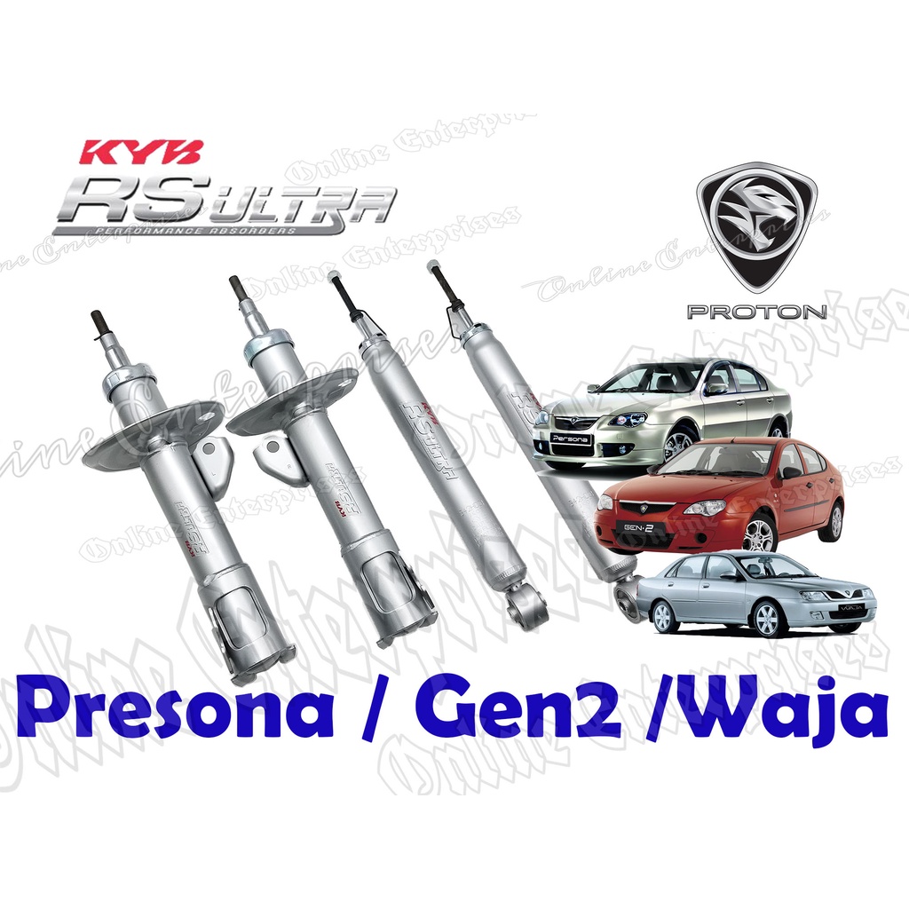 Kayaba Kyb Rs Ultra Proton Wira Waja Persona Gen Suspension Gas Heavy Duty Absorber Original