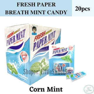 Hepin Fresh Paper Mint Candy 20pcs