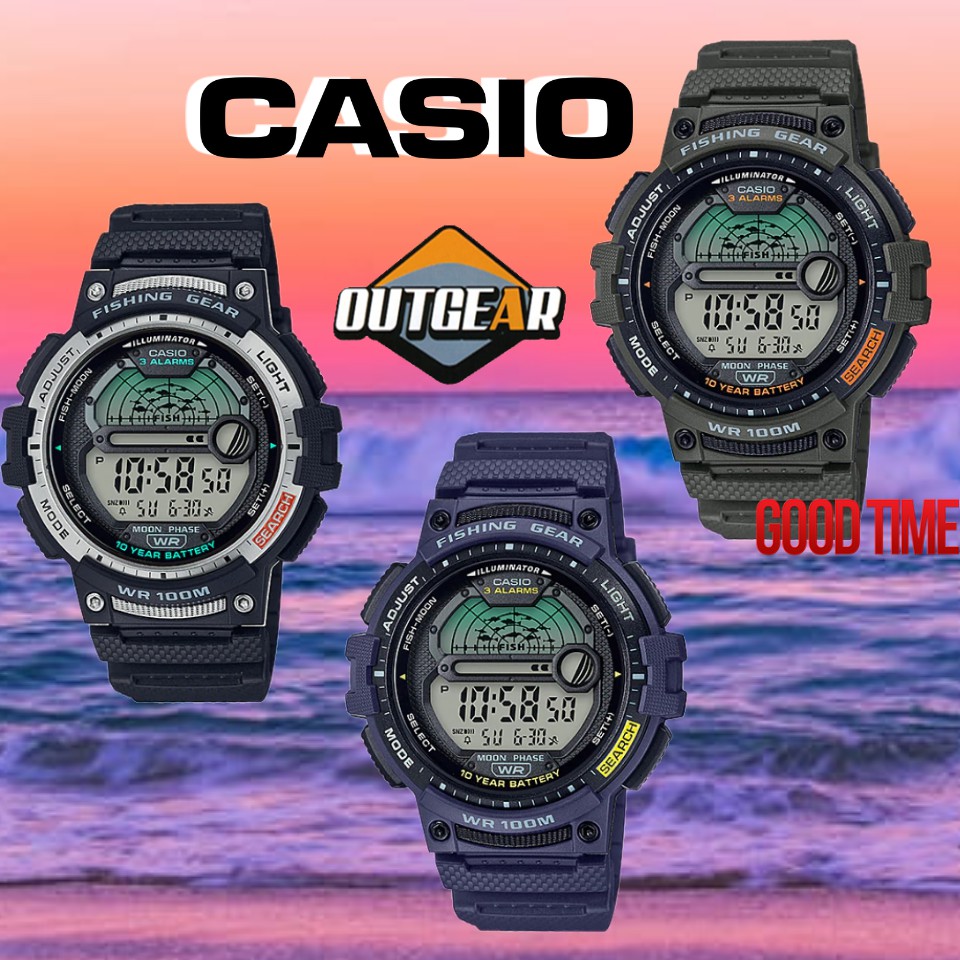 Harga jam casio fishing gear illuminator best sale