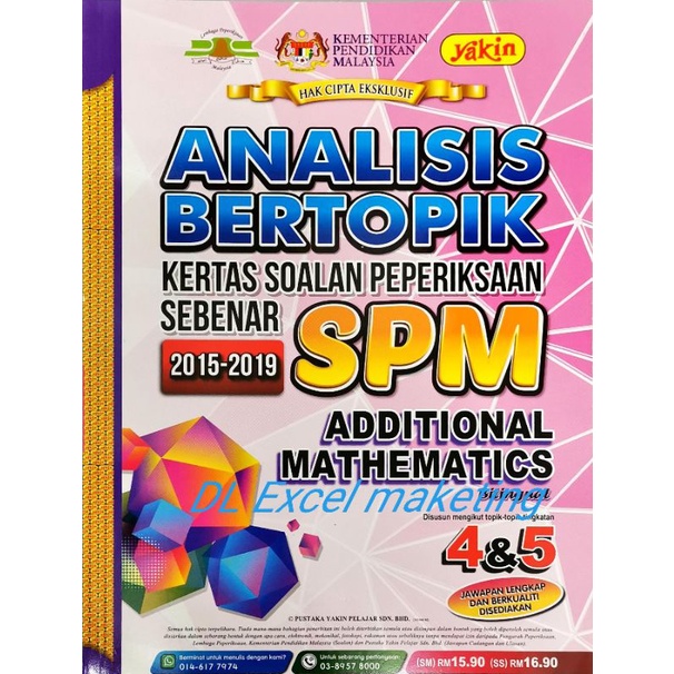 Analisis Bertopik Kertas Soalan Peperiksaan Sebenar Additional