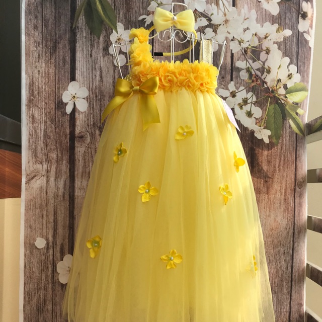 Yellow Blossom Princess Dress