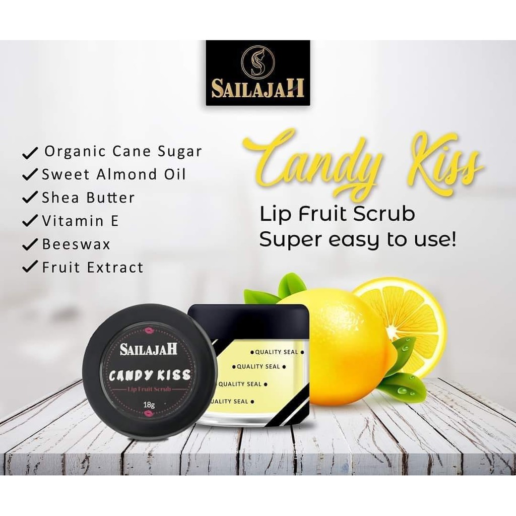 Sailajah Candy Kiss Lips Scrub (Ready Stock) Shopee Malaysia