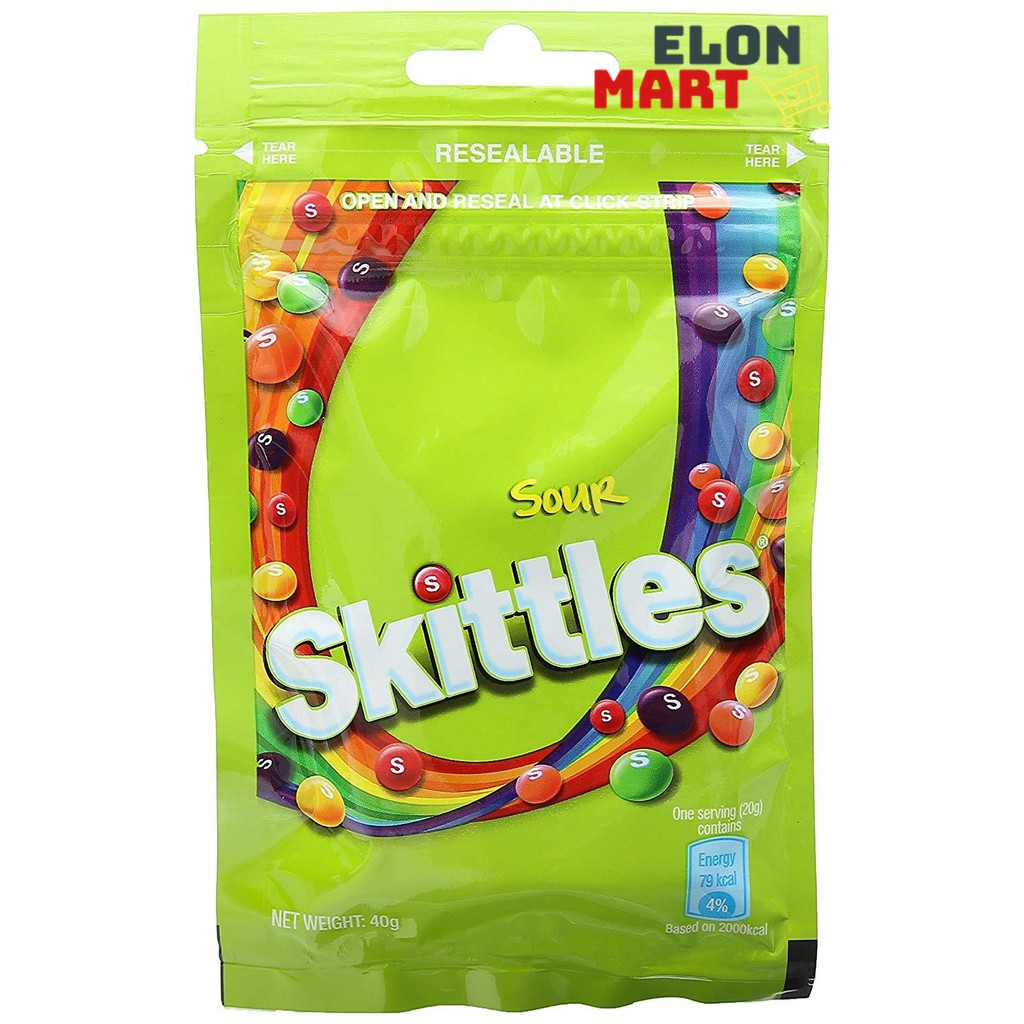 Skittles SOUR Candy 40g / Pack | Shopee Malaysia