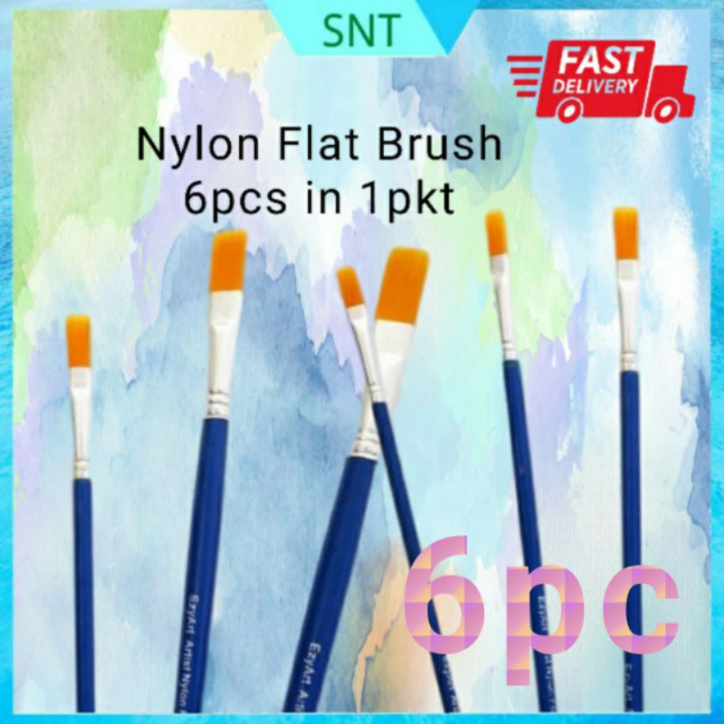 Artist paint brush set nylon hair watercolor acrylic oil painting