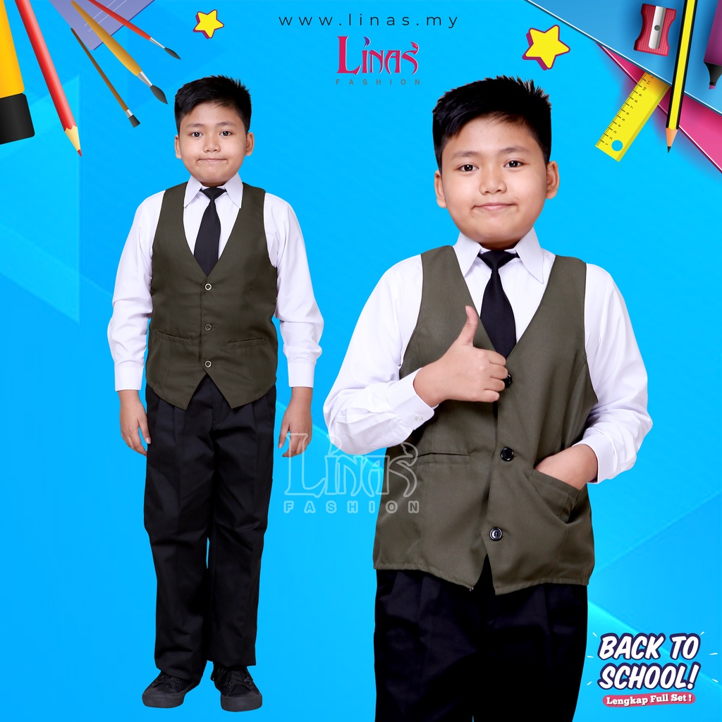 LINAS FASHION | VEST SEKOLAH | SEKOLAH MAROON SEKSYEN 27 | UNIFORM ...