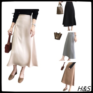 Mid length satin outlet skirts 2020