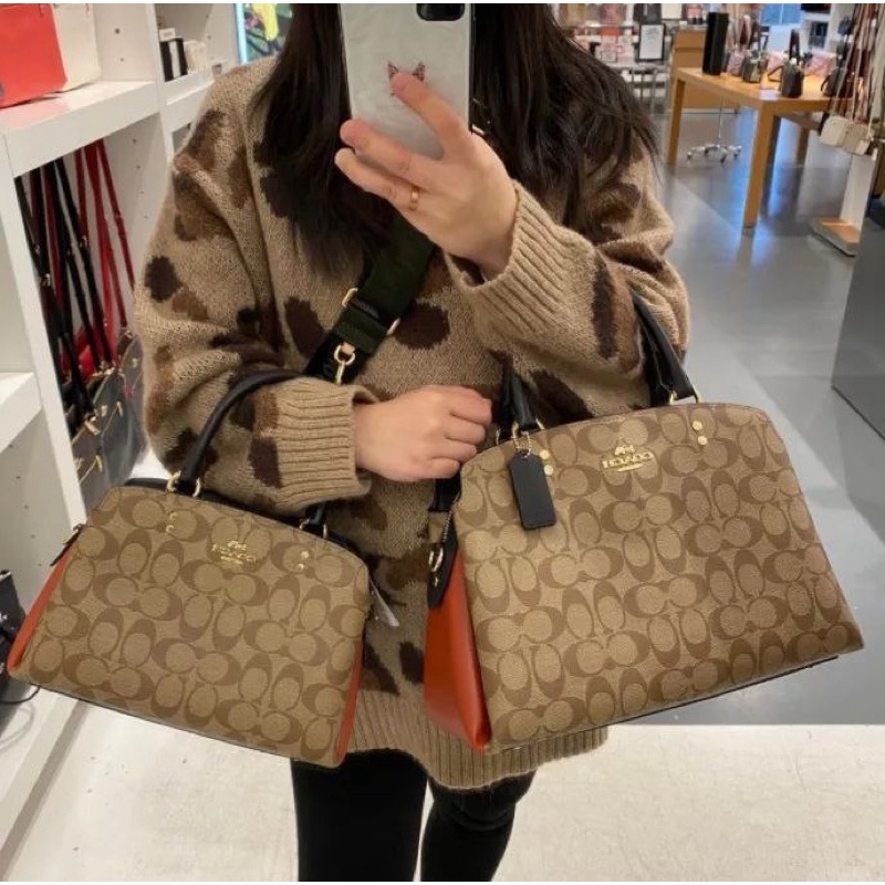 Coach signature lillie carryall hotsell