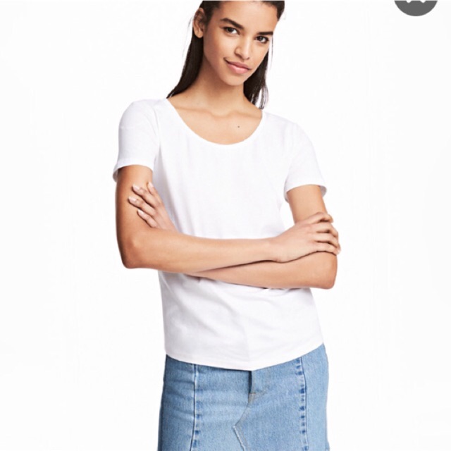 H&m women's 2024 basic t shirts