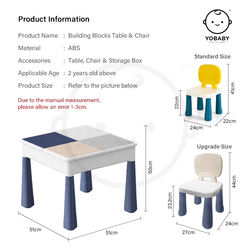 【CLEARANCE】LARGE Building blocks Multi Function Table Building Blocks ...