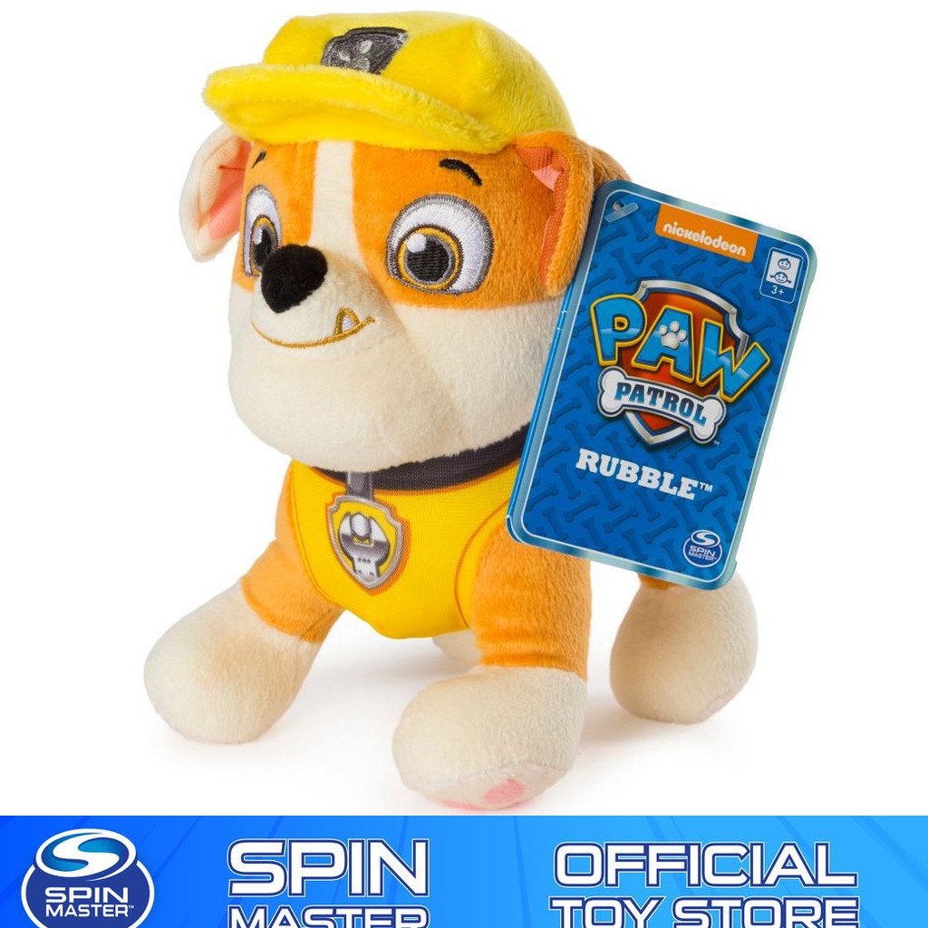 Original Paw Patrol Basic Plush Rubble Toys for Kids Shopee Malaysia