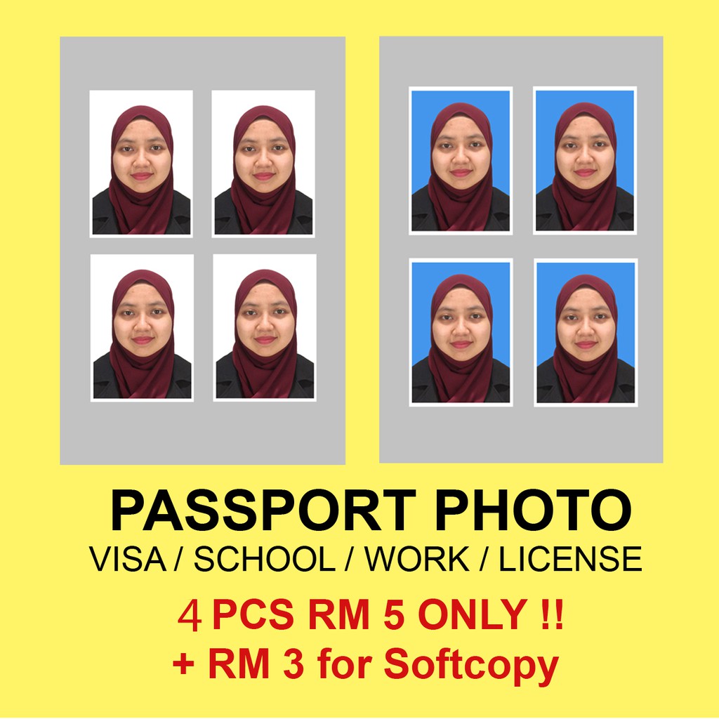 GAMBAR PASSPORT / PASSPORT PHOTO ONLINE SERVICE ( 12~24 HOUR DROPOFF ...