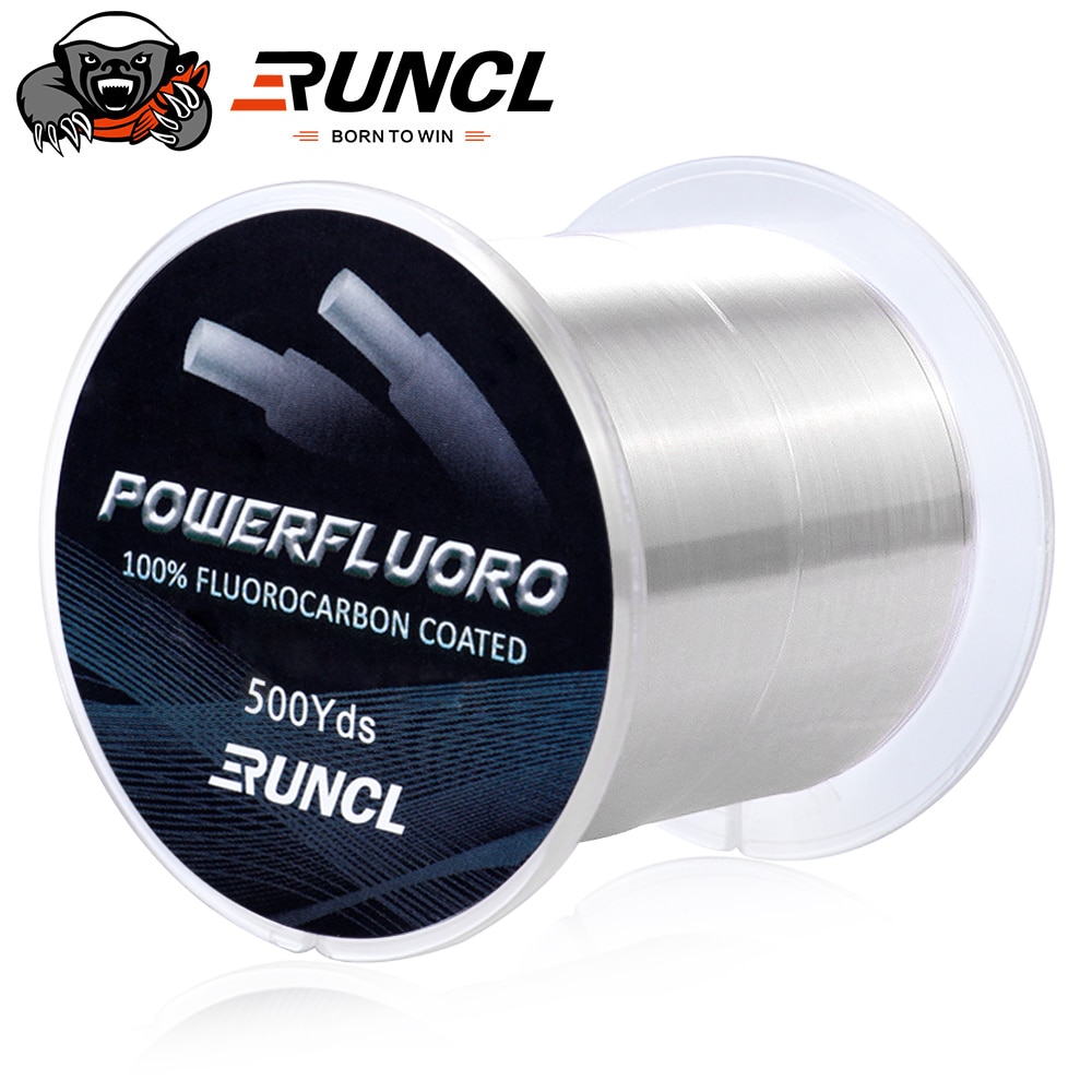 thumbnail interactive-video image 1 of RUNCL 100% Pure Fluorocarbon Fishing Line, RC60 Clear 1 of 10