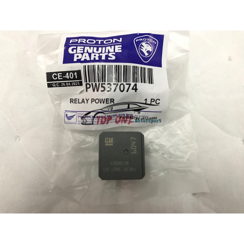 Original Proton PW537074 Starter / Fan Relay Wira Saga BLM Gen2 Persona
