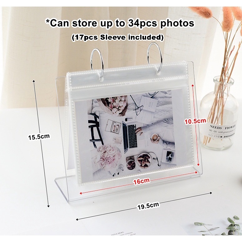 Acrylic Photo Frame Stand 2R 3R 4R Lomo Card Frame Photocard sleeve ...