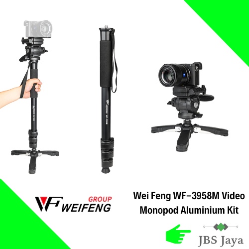 Weifeng WF-3958M Video Monopod Aluminium Kit | Shopee Malaysia