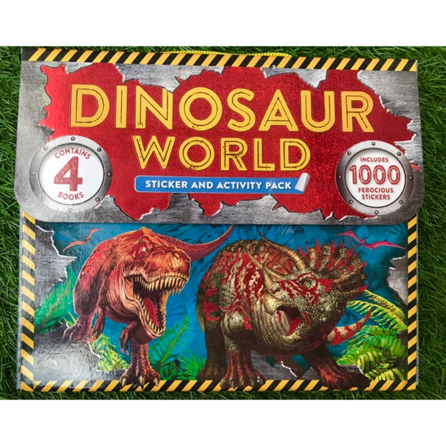 Dinosaur World Sticker and Activity Pack Shopee Malaysia