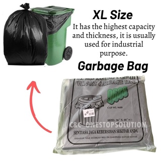 Multi-size XS-XL Garbage Bag Packet / Plastic Rubbish Bag / Trash Bag / Bin  Bag / Plastik Sampah