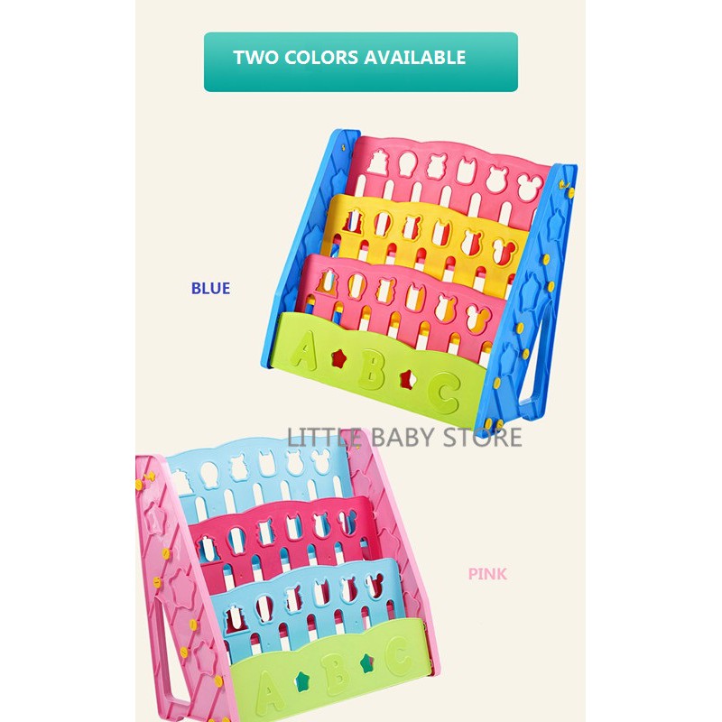 Children Kids bookshelf bookrack Book Shelf/Book Rack (Ready stock ...