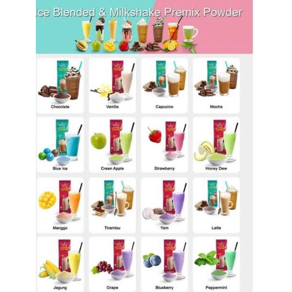 Gfb Mix Lah Ice Blended Powderserbuk Ice Blendedair Balang Berbagai Perisa 1kg Shopee Malaysia 8795