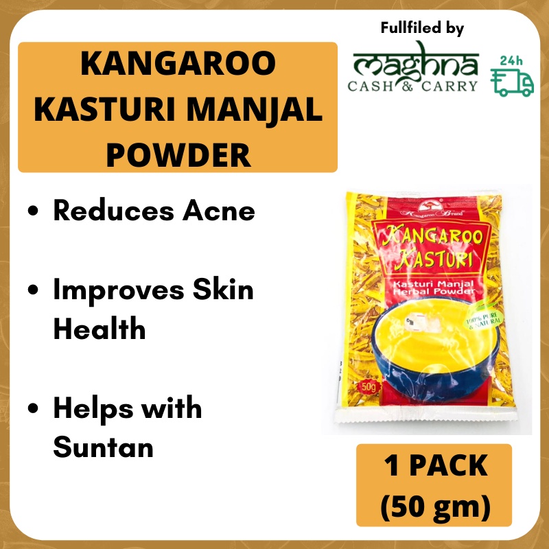 Kangaroo Kasturi Turmeric (Manjal) Powder - 1 Bottle (50 gm) | Shopee ...