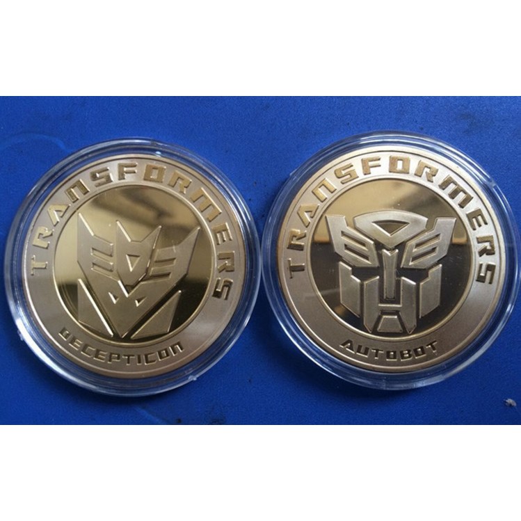 Transformers Autobot Deception Gold Plated Coin | Shopee Malaysia