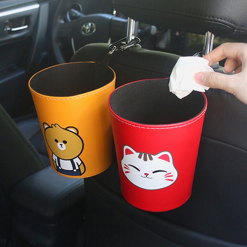 Creative Car Trash Can Trash Can Car Ctorage Bucket Car Storage Bucket ...