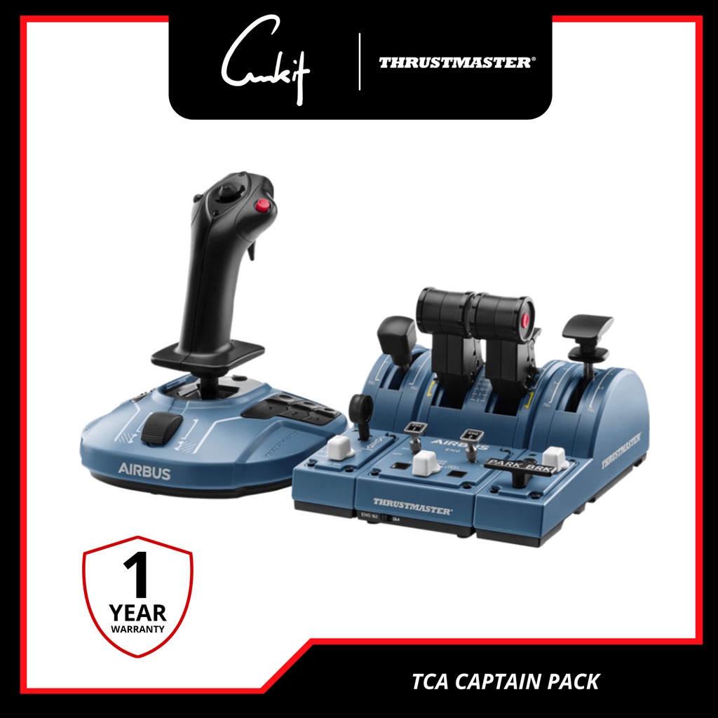 07.07 SALE 】THRUSTMASTER TCA Captain Pack Airbus Edition Simulator ...