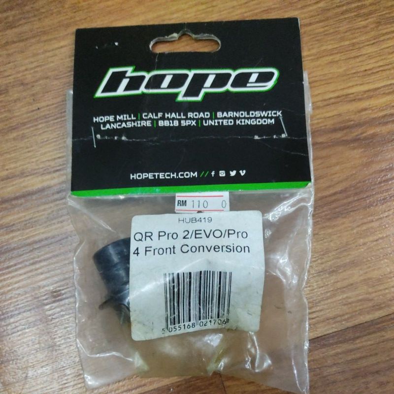 Hope Front Qr to Thru Axle conversion kit Shopee Malaysia