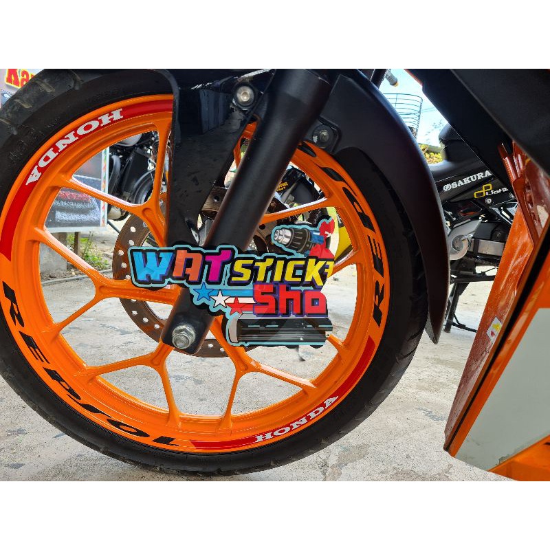 STICKER RIM REPSOL 17INC (DEPAN&BELAKANG) | Shopee Malaysia