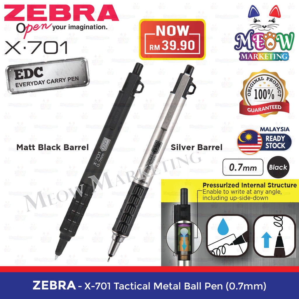 Zebra X-701 Tactical Ball Point Pen - 0.7mm | Shopee Malaysia