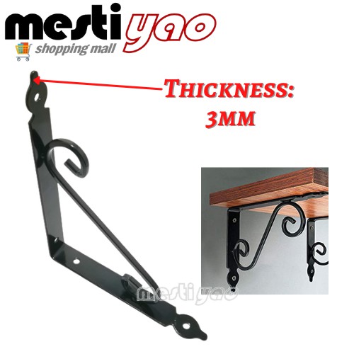 Heavy Duty Metal L-Shaped Brackets/Shelf Corner Angle Bracket/Penjuru ...