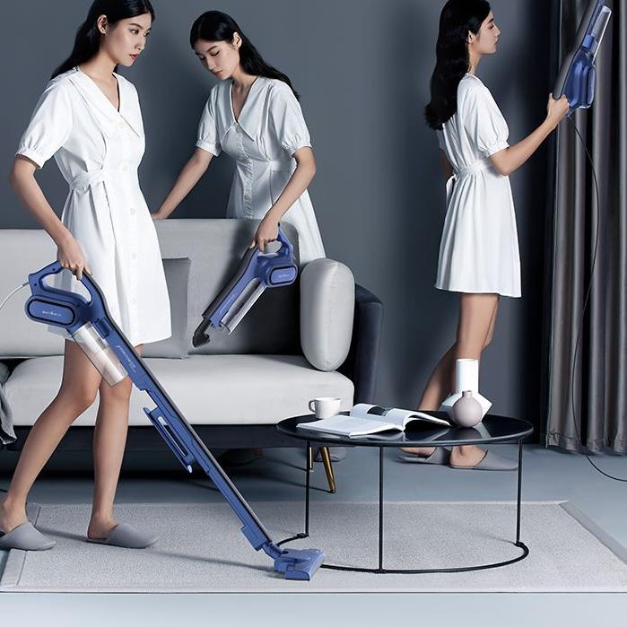 Orriginal IMPORT!! Deerma dx810 Portable Handheld Vacuum Cleaner 2in