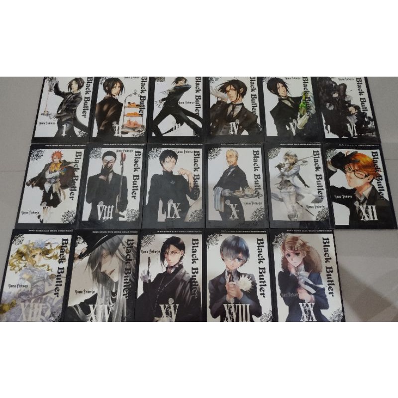 Black Butler Comic Volume 1-20 (Read Description) | Shopee Malaysia