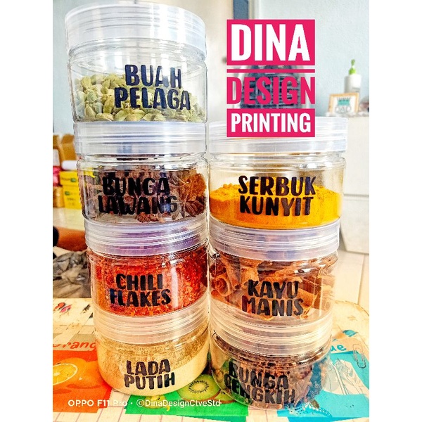 10pcs Rempah Ratus Canister with custom label Shopee Malaysia