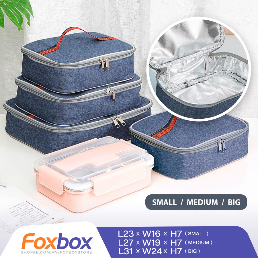 FOXBOX 3L 4L 5L Insulated Lunch Bag / Insulate Lunch Bag / Insulation