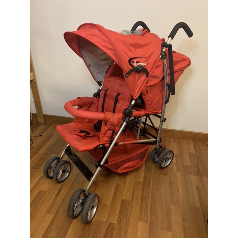 Mamakiddies cheap double pram