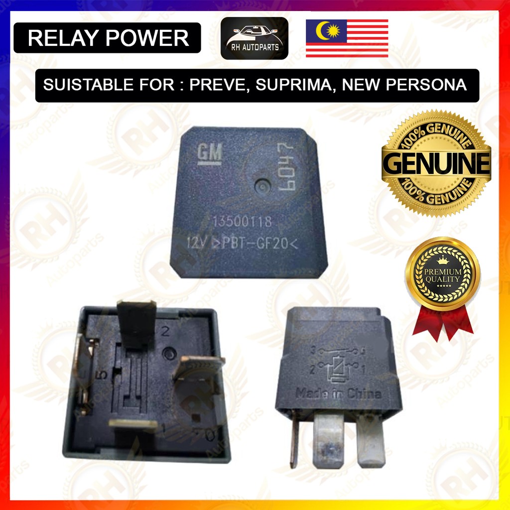 PW537074 Proton Preve Exora Saga BLM FLX Fan Horn Alarm Power Relay 4