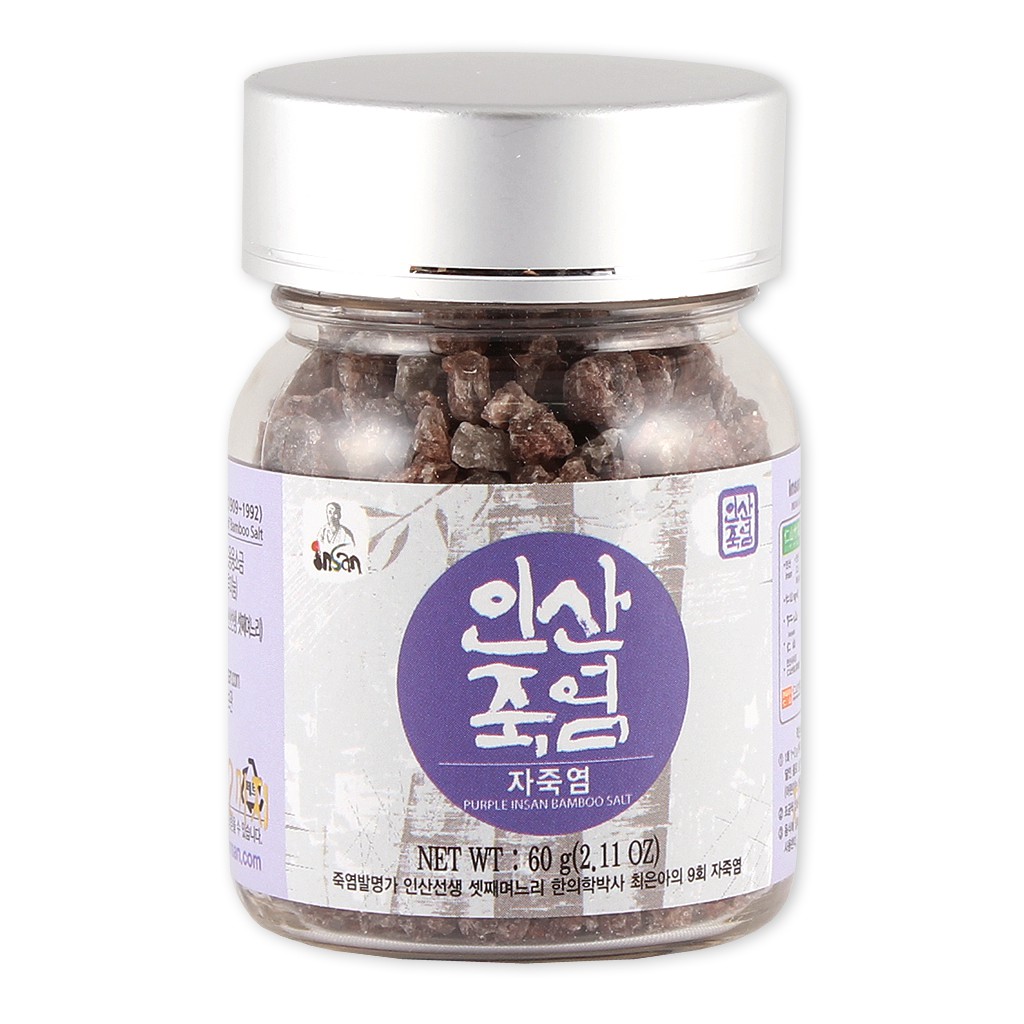 INSAN 9x Roasted Bamboo Salt Crystal 60g – Korean Alkaline Mineral Salt ...