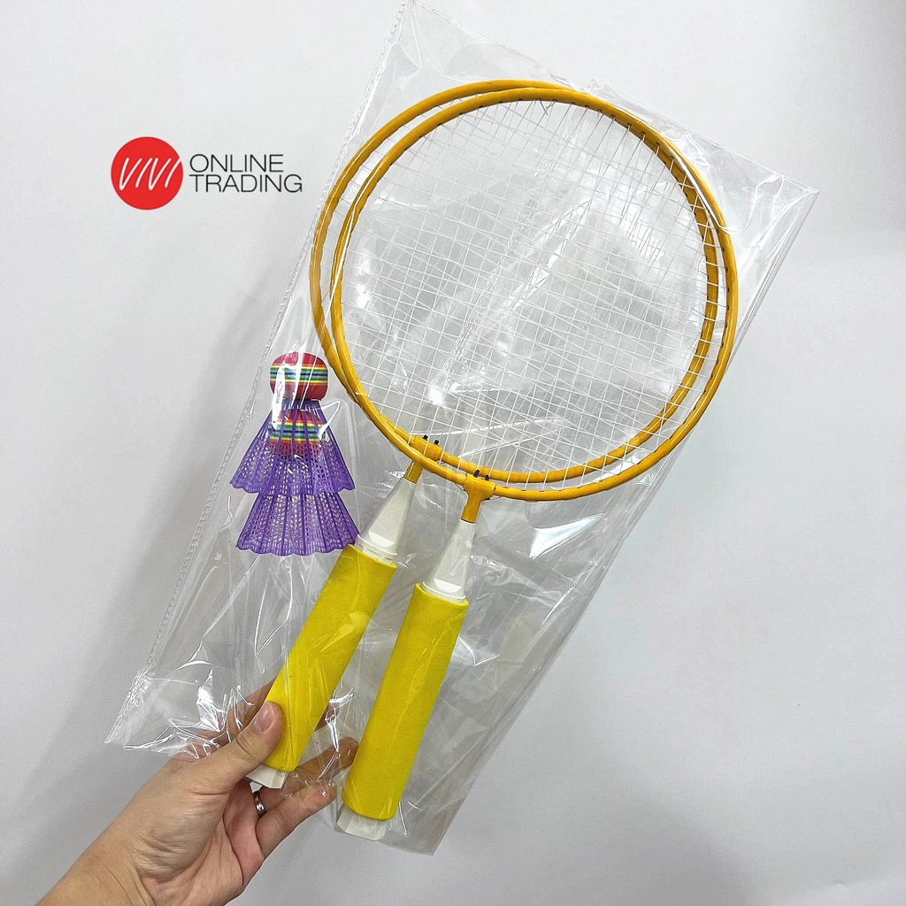 Badminton Budak Racket For Kids with shuttlecocks Mainan Racket Kanak ...