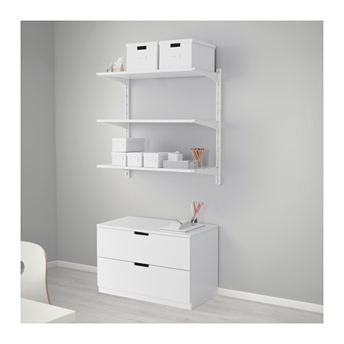 Ikea on sale algot shelves